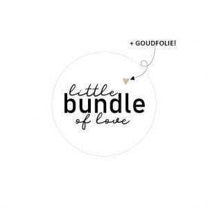 Sticker sluitzegel little bundle of love