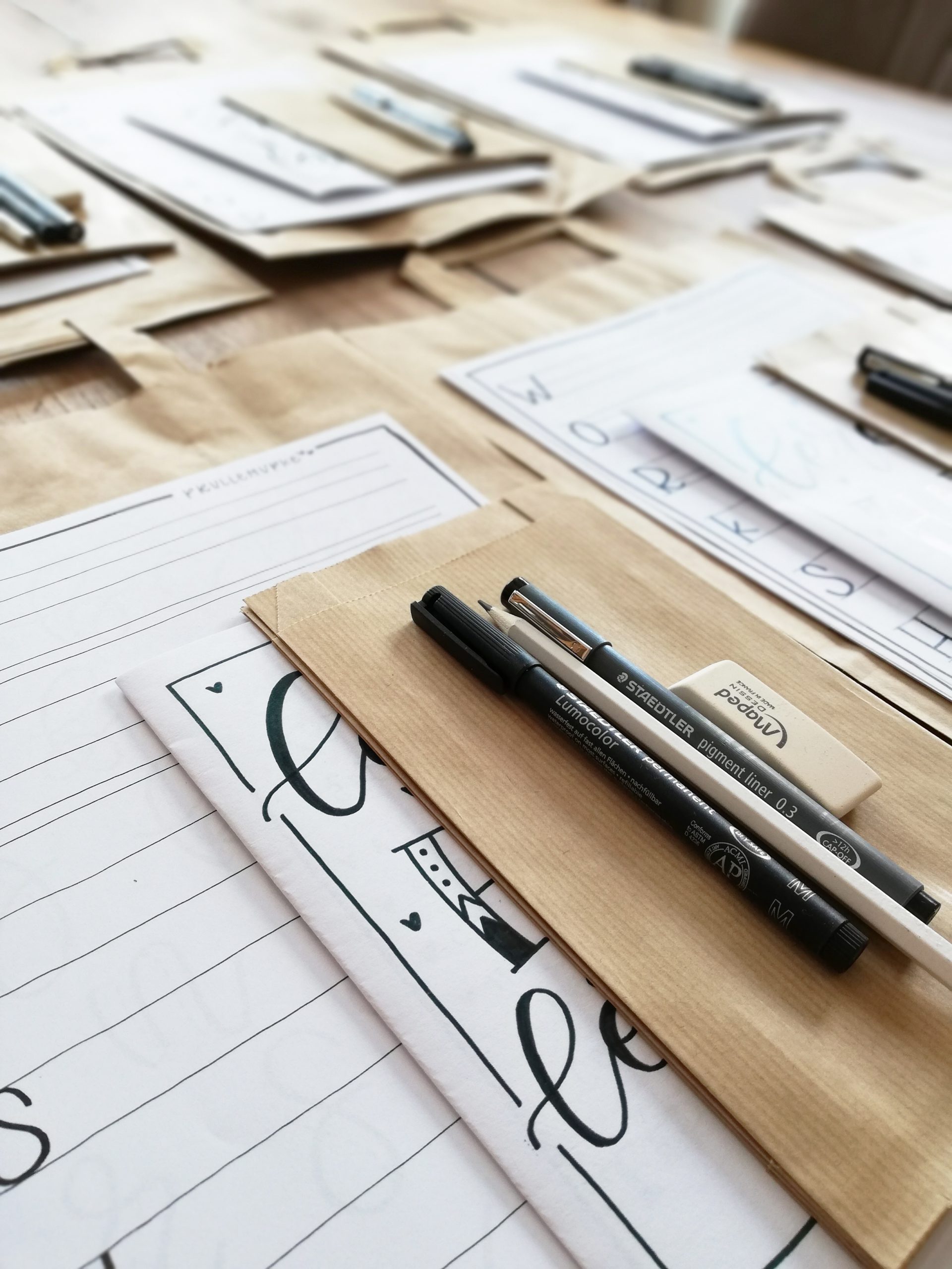 edf workshop handlettering